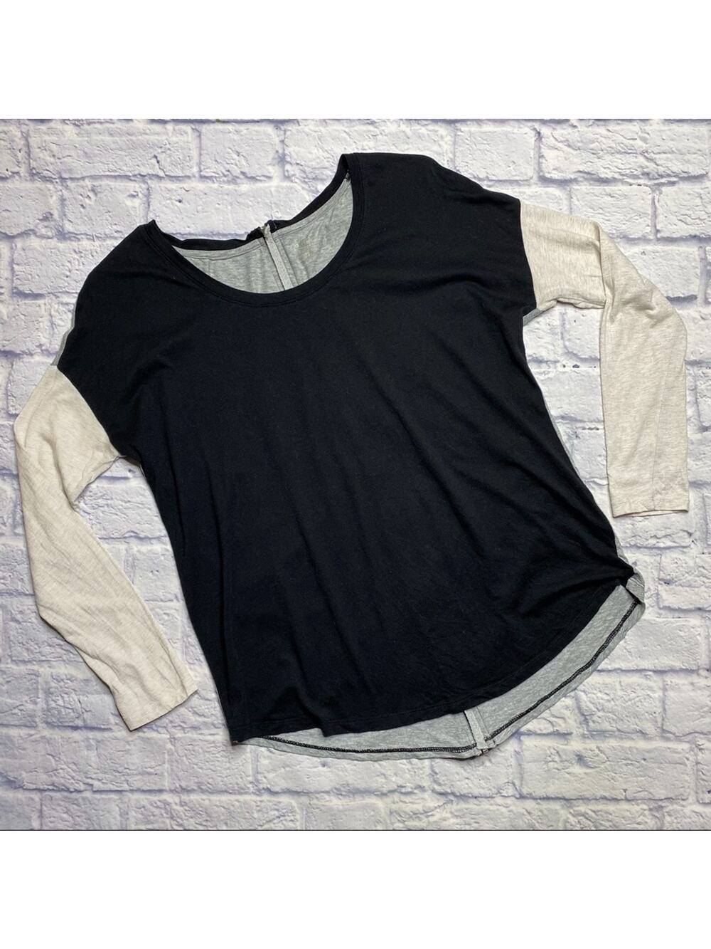 Calvin Klein Performance Zip Down Back Color-block Top